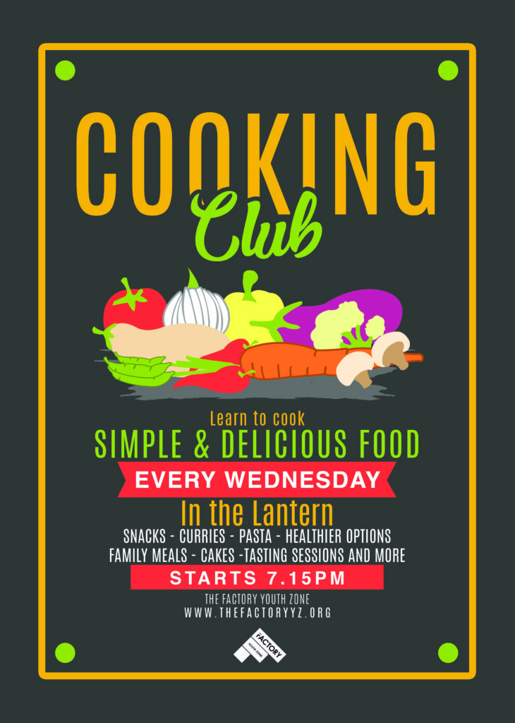 Brand New Cooking Club - Manchester Youth Zone